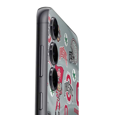 Ohio State University Pattern Galaxy S25 Skin